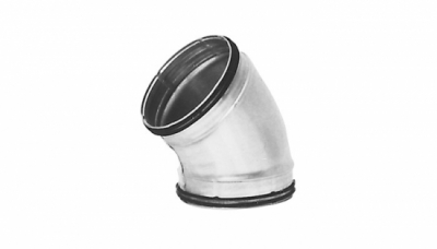 Bj 45/80 mm i gruppen Kanalsystem plt (spiro)  / Ventilationsbj / Bjar 45 grader hos Ventilationsbutiken (021084)