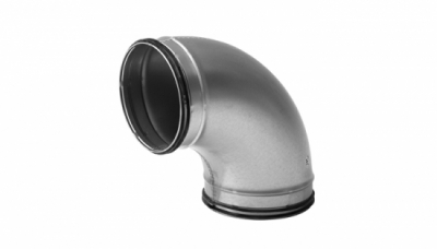 Bj 90/100 mm i gruppen Kanalsystem plt (spiro)  / Ventilationsbj / Bjar 90 grader hos Ventilationsbutiken (021109)