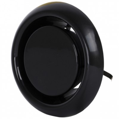 Frnluftsdon Flexit 125mm svart i gruppen Luftdon/Ventiler / Svarta don  hos Ventilationsbutiken (048328)