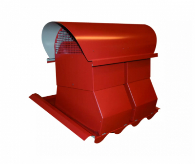 Takhuv VHS-Combi 160 2-kup btg Svart i gruppen Takhuvar och Galler  / Takhuvar   / Takhuv ABC-VHS & VHS Combi hos Ventilationsbutiken (071840)