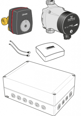 NIBE ECS 41 Shuntgrupp i gruppen V�rmepumpar  / Tillbeh�r Nibe  hos Ventilationsbutiken (114531)