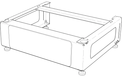 NIBE EF 45 F�rh�jningsfot i gruppen V�rmepumpar  / Tillbeh�r Nibe  / Nibe F470 hos Ventilationsbutiken (114544)