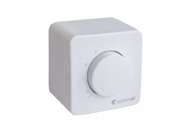 Potentiometer MTP 20 0+3-steg i gruppen Ventilationsfl�ktar / Kanalfl�ktar / Tillbeh�r Systemair kanalfl�ktar hos Ventilationsbutiken (446107)