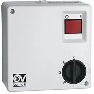 Varvtalsreg 5-steg Trafo 0,4A i gruppen Ventilationsflktar / Tillbehr/ Varvtalsstyrning /Givare / Transformator hos Ventilationsbutiken (447101)