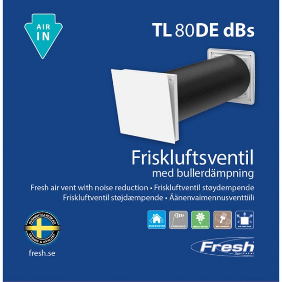 V�ggventil Fresh TL80DE dBs