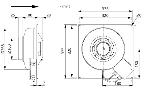 V�ggfl�kt �stberg KVFU 160 B1 EC-y1