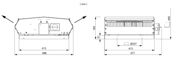 Takfl�kt �stberg TKV 400D1 EC-y1
