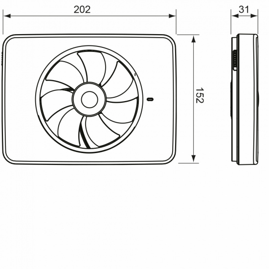 Fresh Intellivent P svart