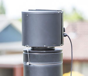 Draftbooster r�kgasfl�kt Svart