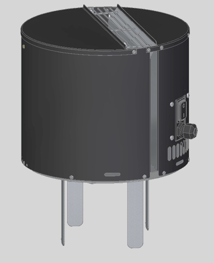 Draftbooster r�kgasfl�kt Svart